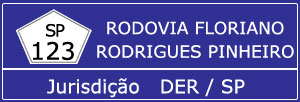 Câmeras Rodovia Floriano Rodrigues Pinheiro SP 123