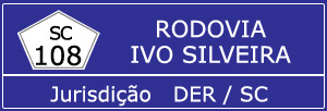 Trânsito Agora na Rodovia Ivo Silveira SC 108