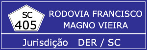 Trânsito Agora na Rodovia Francisco Magno Vieira SC 405