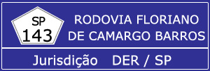 Trânsito Agora na Rodovia Floriano de Camargo Barros SP 143