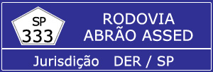 Câmeras Rodovia Abrão Assed SP 333